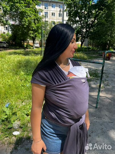 Слинг-шарф трикотажный