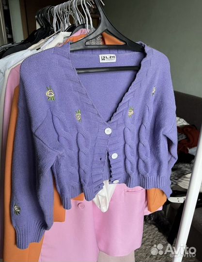 Кардиган короткий