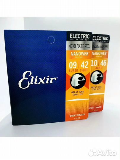Струны elixir для электрогитары (реплика)