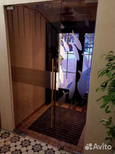 Стеклянная дверь на заказ