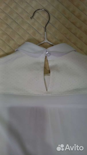 Белоснежная блузка на рост 122-128