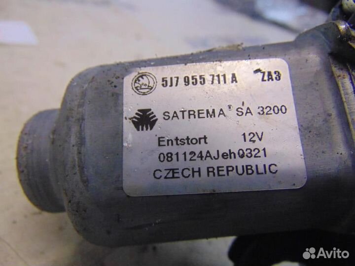 Моторчик стеклоочистителя задний для Skoda Fabia 2