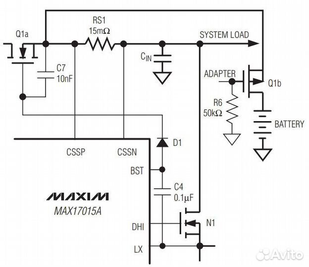 Микросхема MAX17015A