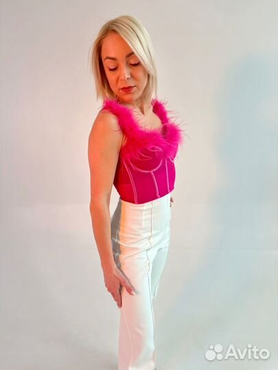 Топ женский фуксия 42