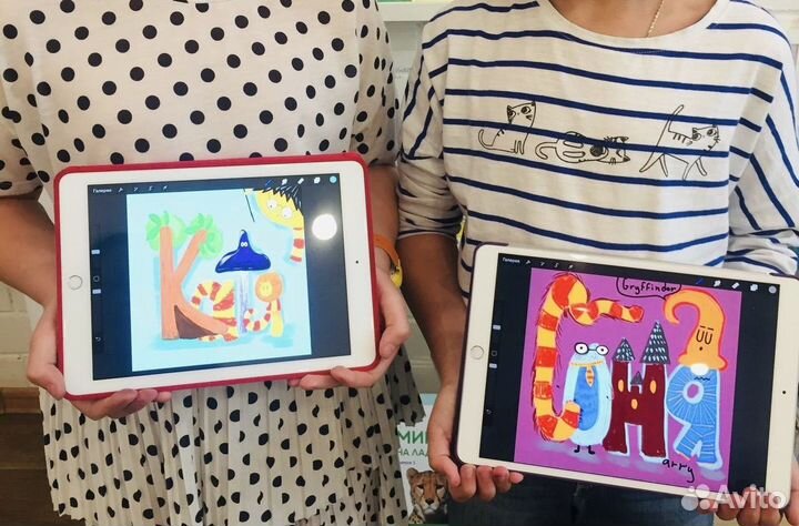 Обучение детей рисованию на планшете (Procreate)