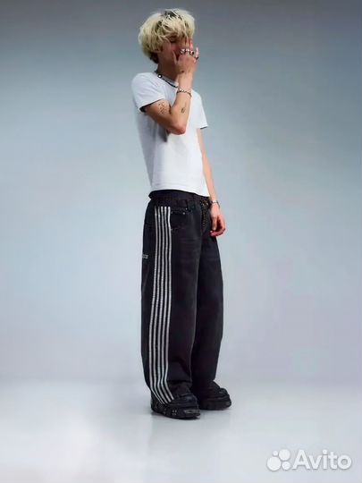 Balenciaga Adidas джинсы