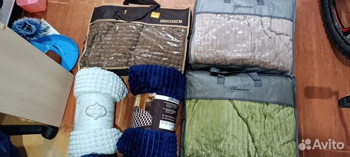 Пледы кубики