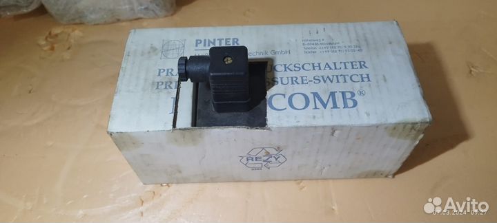 Ограничитель давления pinter manocomb IP65/1K/G1/2