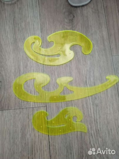 Набор лекал 3шт. Новые