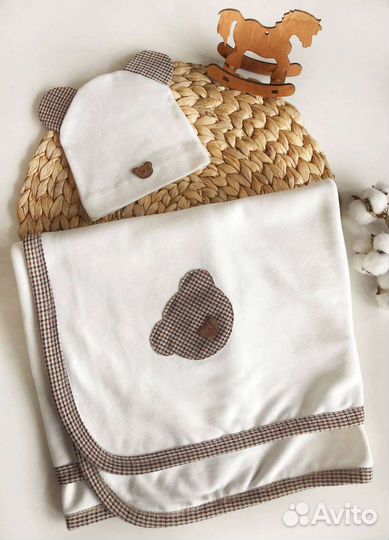 Плед конверт летний для новорожденных