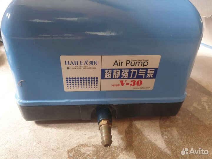 Компрессор hailea v30 для аквариума