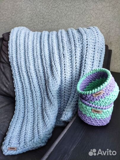 Плед детский плюшевый