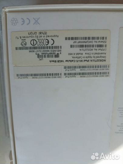 Планшет apple iPad 4 a1460