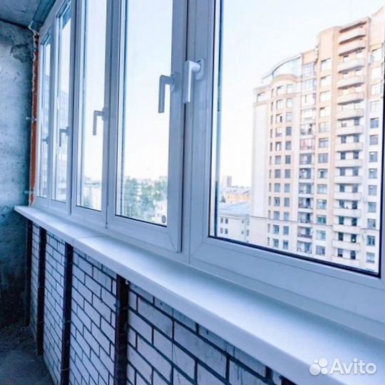 Пластиковое окно новое с установкой