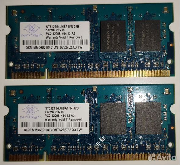 Модули памяти DDR2 для ноута и пк DDR:512mb, 256mb