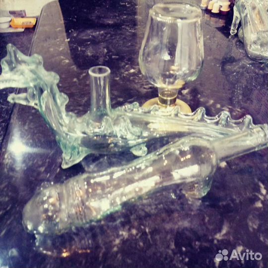 Пустые фигурные бутылки