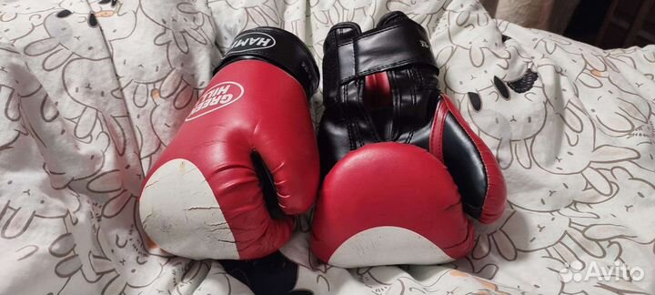 Боксерские перчатки 12 oz green hill