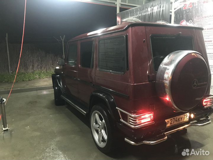 Хром подножка на гелендваген