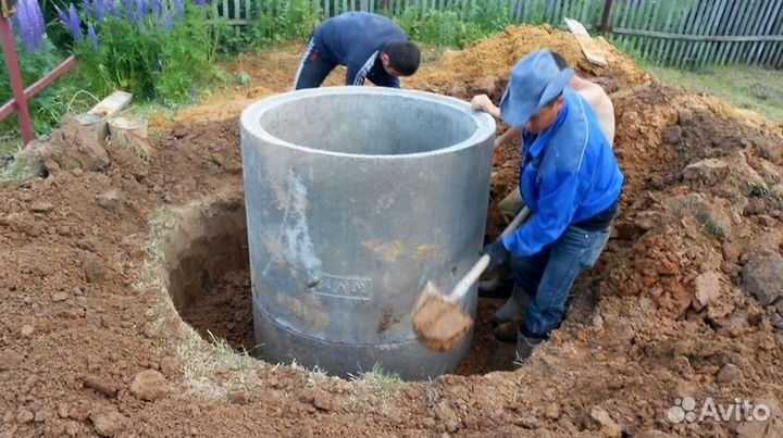 Выгребная яма. Септик Туалеты Канализация. Погреб