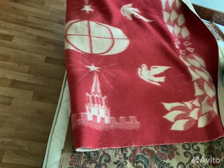 Одеяло шерстяное СССР 210/146