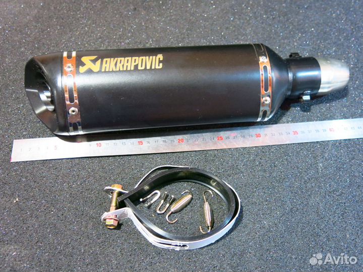 Глушитель Akrapovic Honda Suzuki Yamaha Kawasaki ч