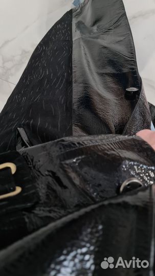 Кожаный плащ