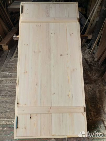 Дверь деревянная ласточкин хвост сосна