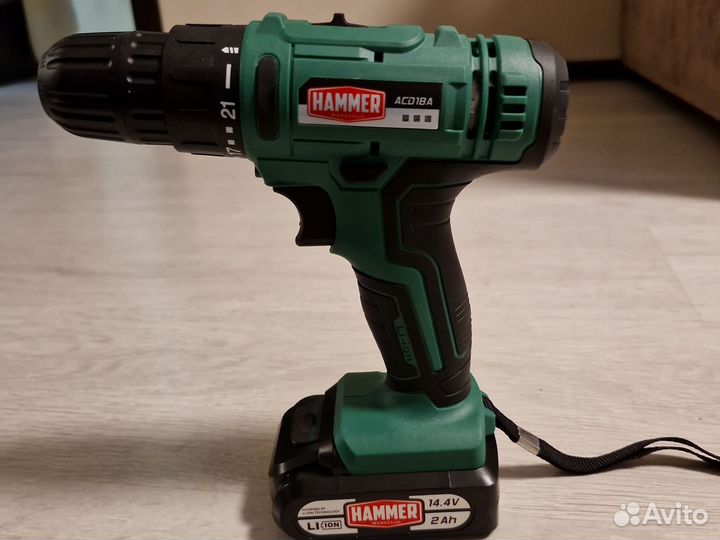 Аккумуляторная дрель шуруповерт