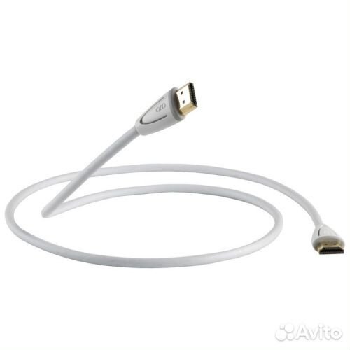Hdmi кабель QED 5012 Profile e-flex hdmi white 1.0