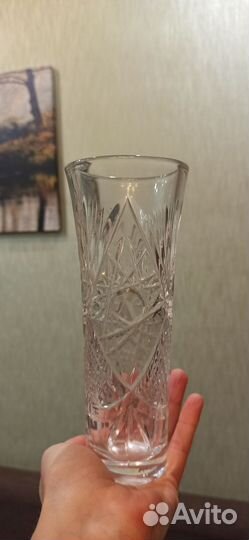 Хрустальная ваза