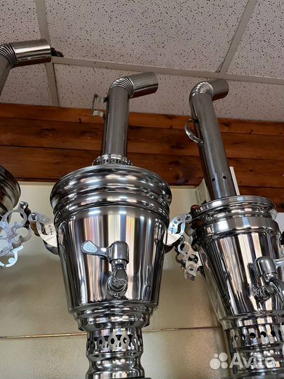 Самовар тульский на дровах