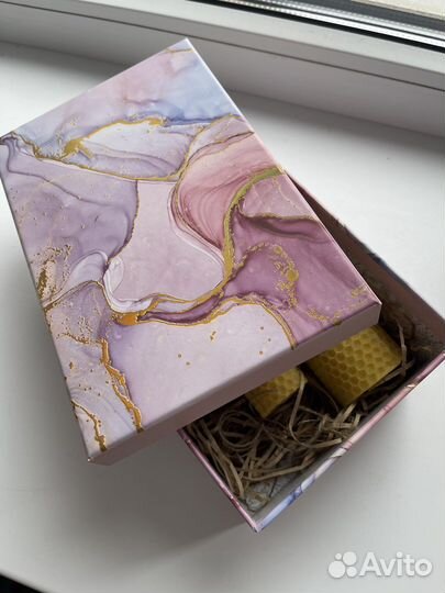 Свечи, подарочный набор в коробке