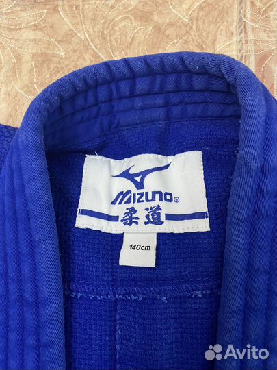 Кимоно для дзюдо mizuno 140см