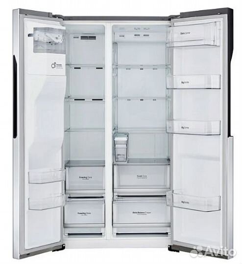 Холодильник LG GS-L561pzuz серебристый