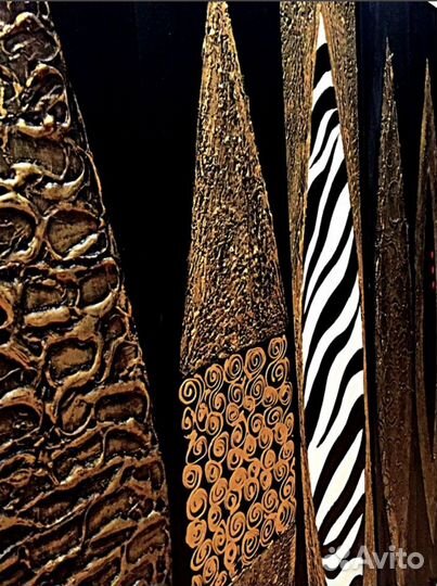 Дизайнерская Коллекция из 5 картин (холст, масло)