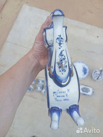 Гжель посуда