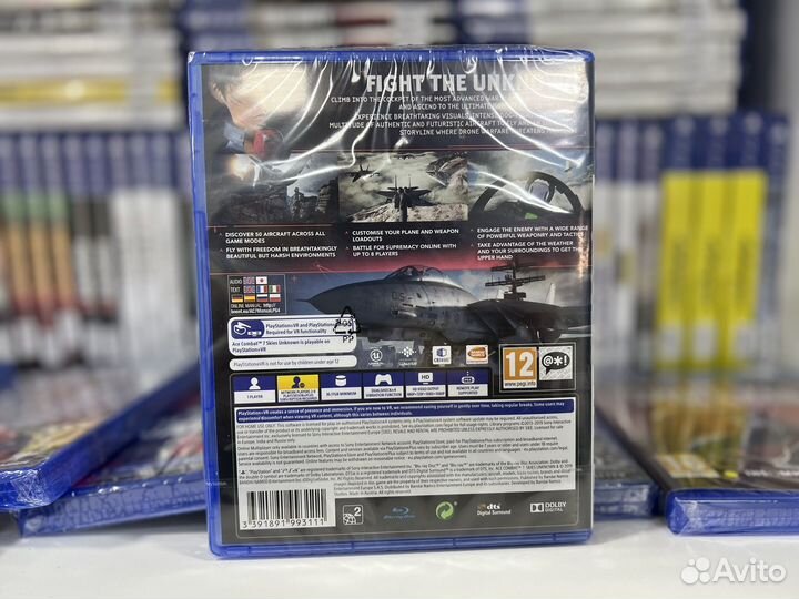 Диск Ace Combat 7: Skies Unknown PS4 / Новый