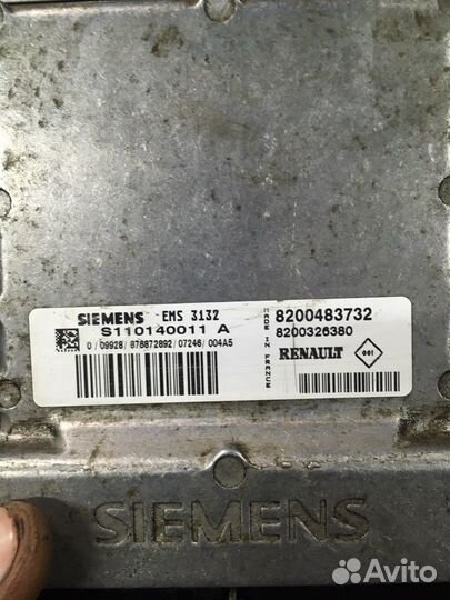 Эбу renault logan