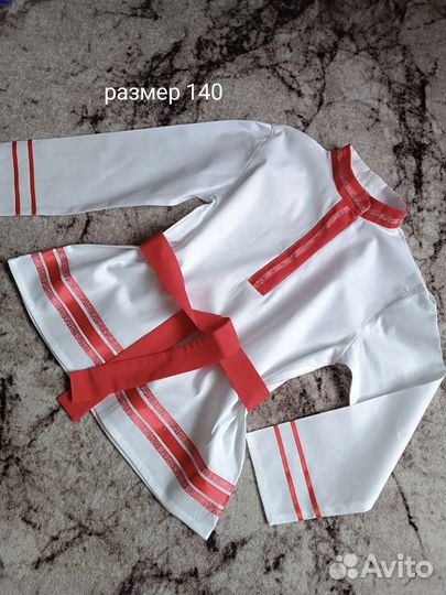 Русская народная рубашка для мальчика,новая, х. б