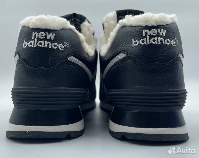 Мужские зимние кроссовки с мехом new balance 574