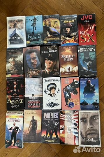 Старая коллекция лецинзионных видео касет