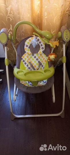 Детские электронные качели Carrello Nanny 3 в 1