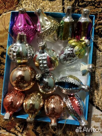 Новогодние игрушки СССР набор