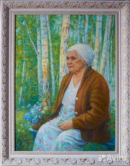 Портрет по фотографии маслом на заказ Шарж Картины