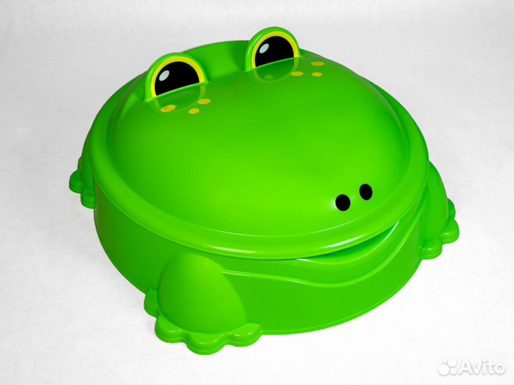 Песочница на улицу с крышкой бассейн Лягушка