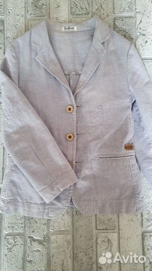 Льняной костюм для мальчика