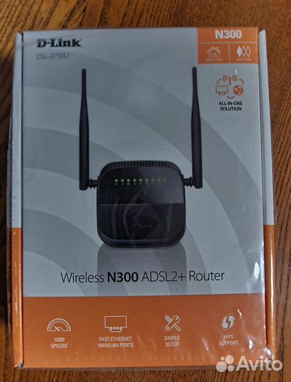 Роутер D-Link DSL-2750U/R1