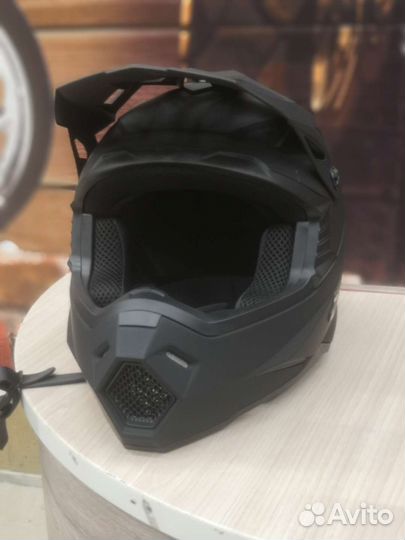 Шлем мото кросс чёрный