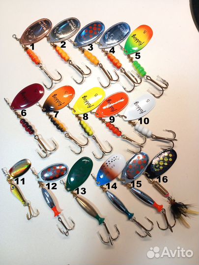 Вращающиеся блесна