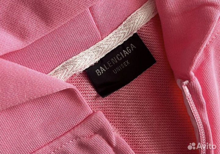 Зип худи Balenciaga polo pink